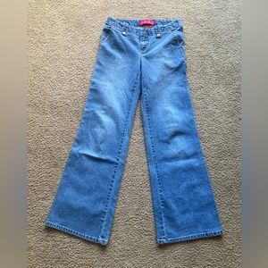 Wide leg jeans